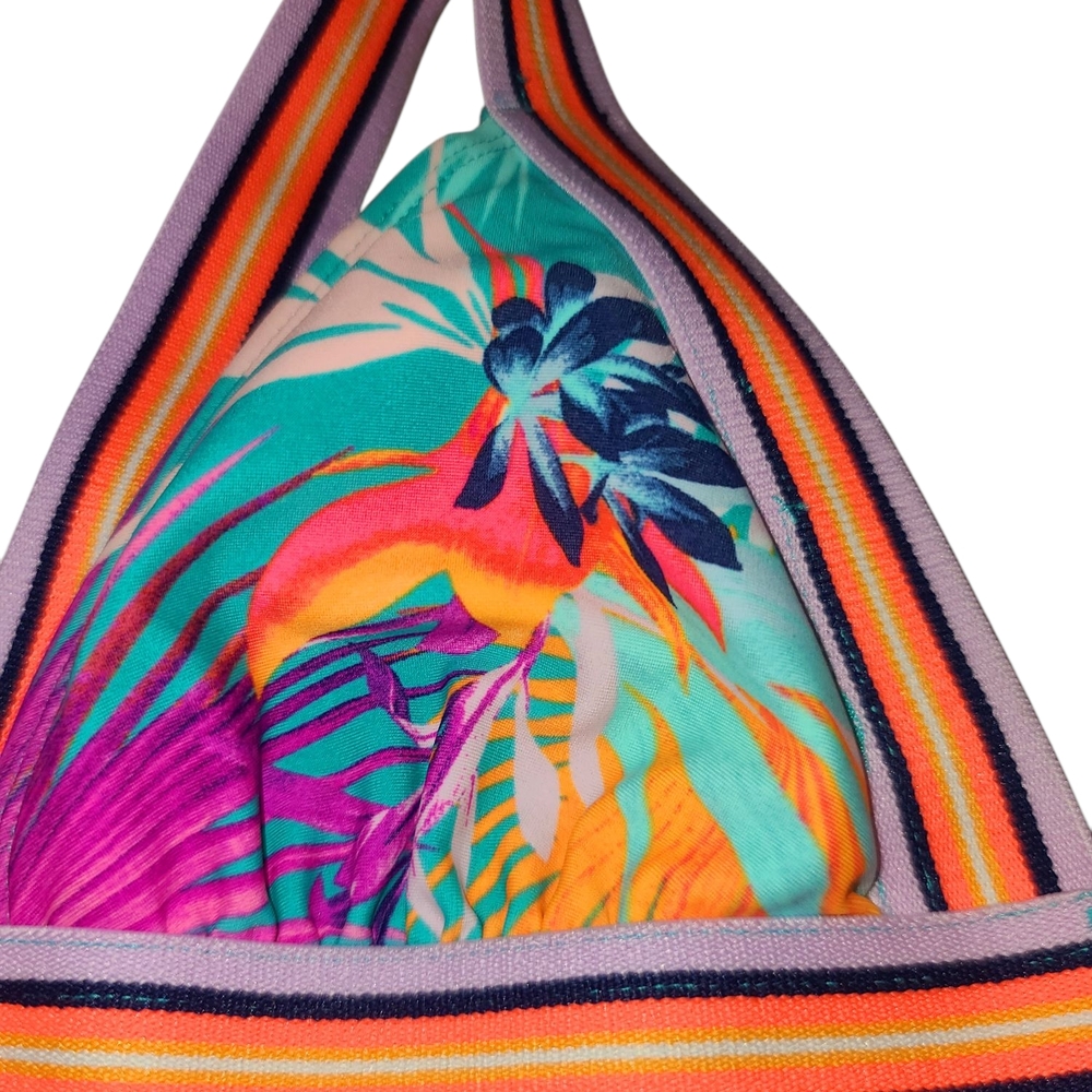 Tropical Print Bikini Set - Picture 5 of 6